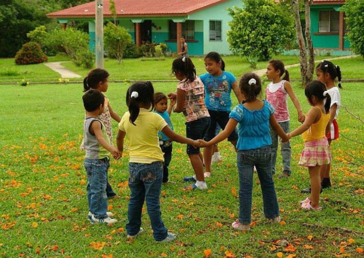SOS children playing together SOS children playing together