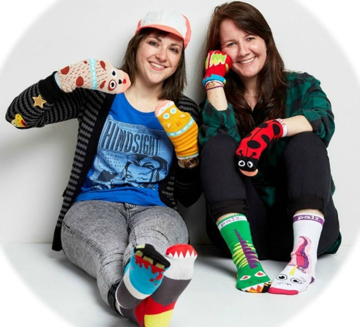 Hannah Lavon and Ashley Connors, Founders of Pals Socks Hannah Lavon and Ashley Connors, Founders of Pals Socks