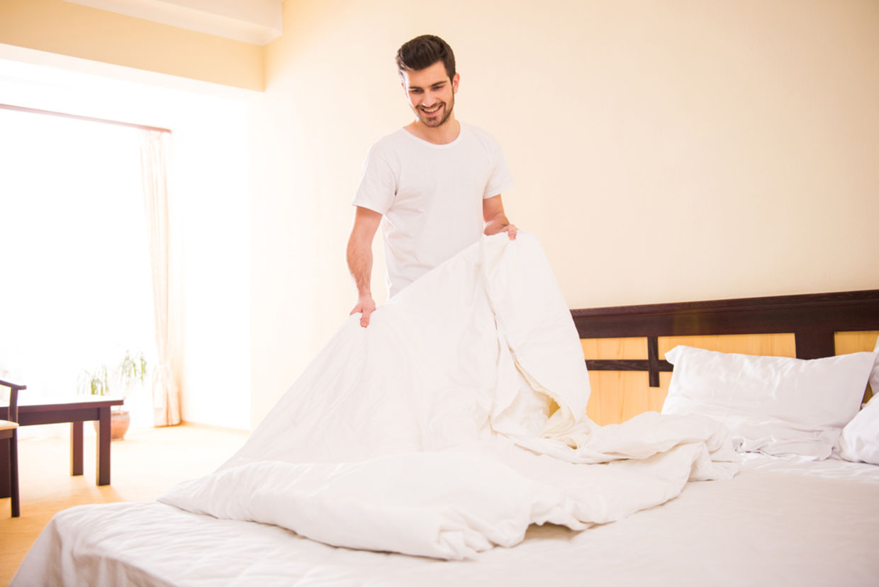 Nothing beats getting into a freshly made bed after a long day. (VGstockstudio / Shutterstock.com) Nothing beats getting into a freshly made bed after a long day. (VGstockstudio / Shutterstock.com)