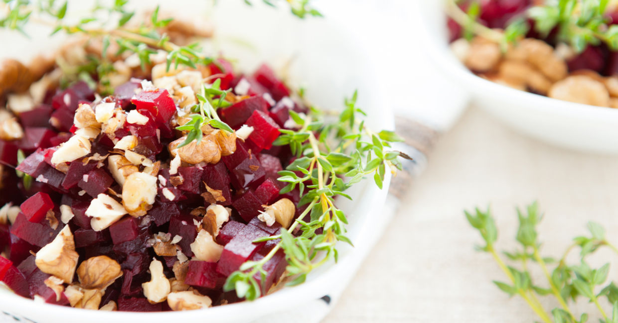 Both beets and walnuts made the list of the world's healthiest foods Both beets and walnuts made the list of the world's healthiest foods