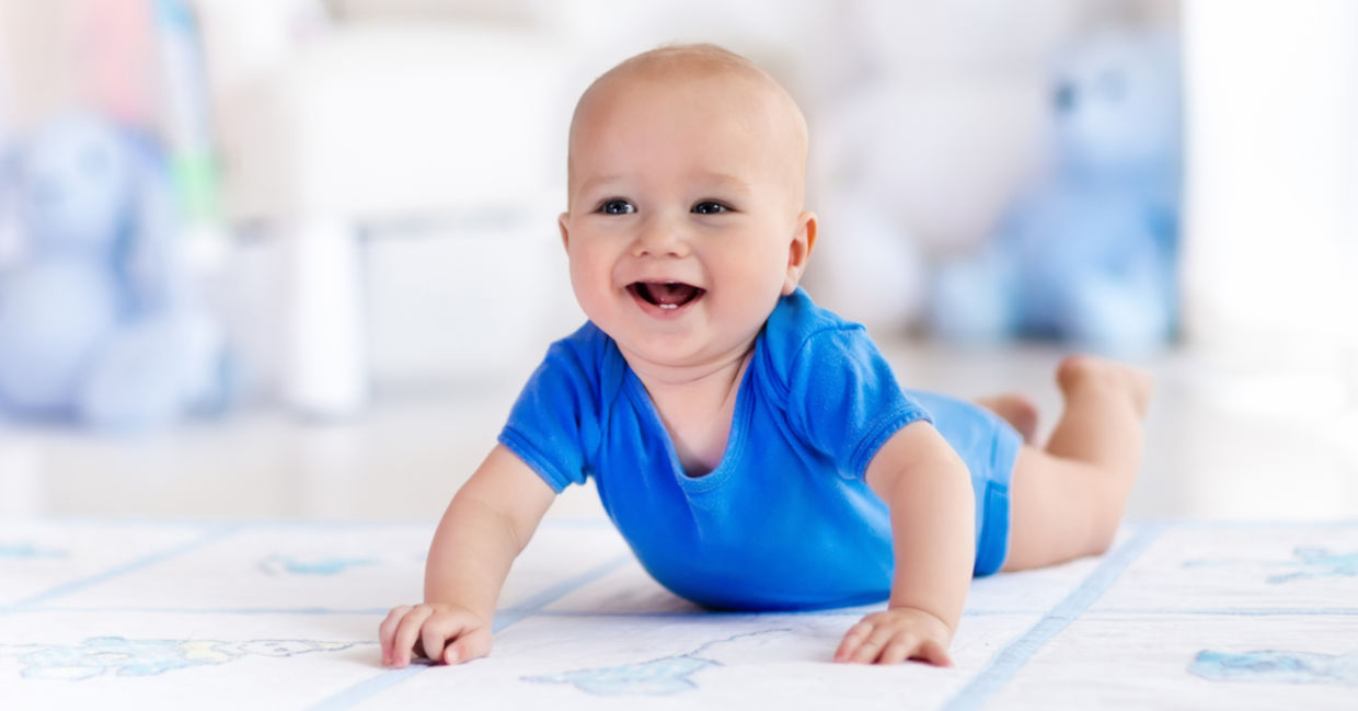 Happy baby smiling Happy baby smiling