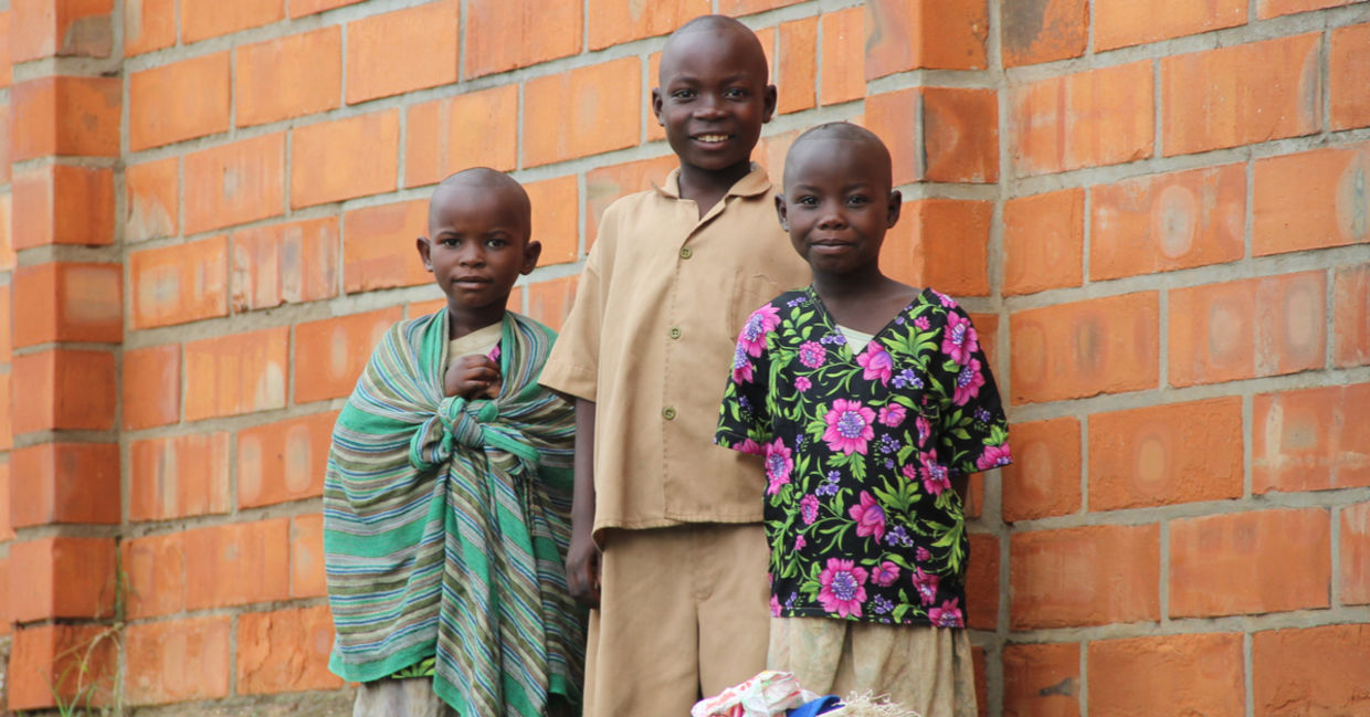 Rwandan children. Rwandan children.