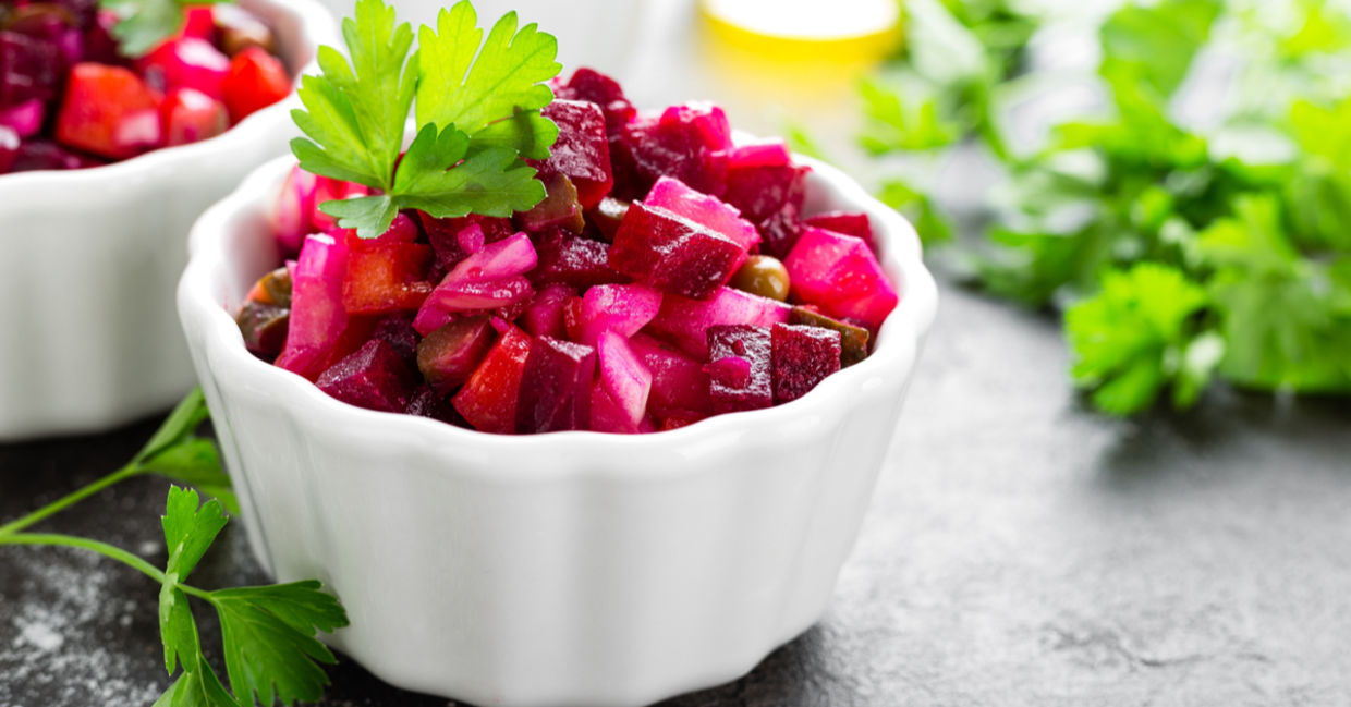 Healthy beet benefits are in this salad. Healthy beet benefits are in this salad.