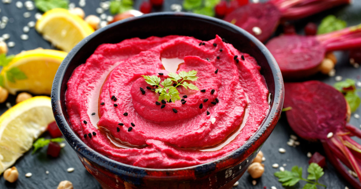 Eat the Health benefits of beets in this humus dish. Eat the Health benefits of beets in this humus dish.