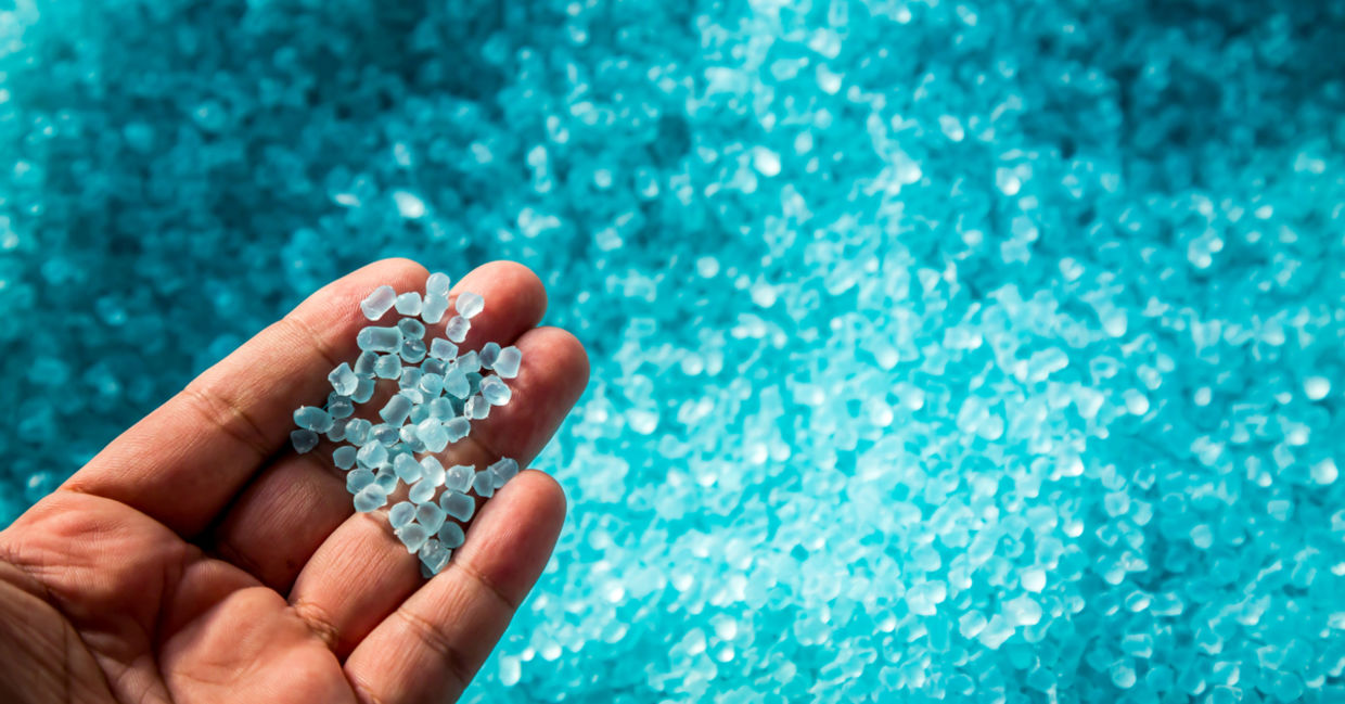 Plastic particles from Electronic Recycling Plastic particles from Electronic Recycling