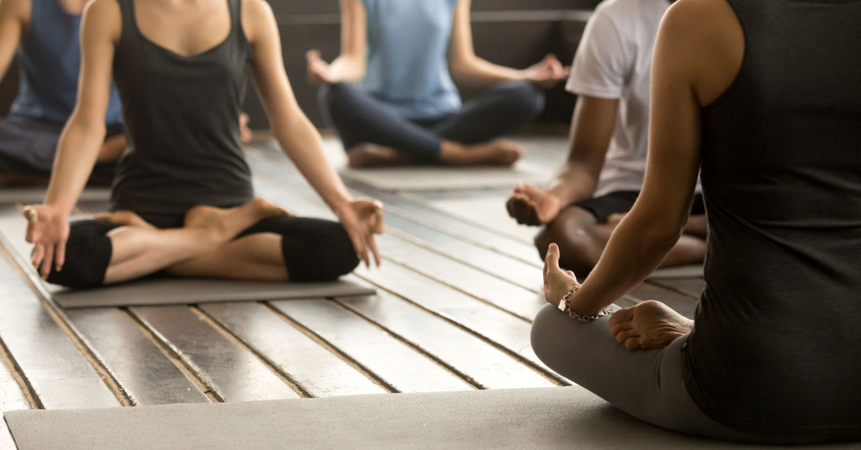 Donated yoga class. Donated yoga class.