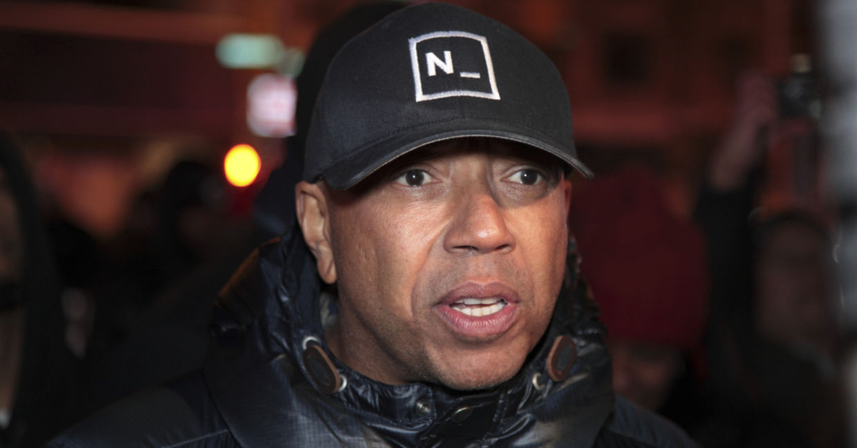 Russell Simmons speaking at the Rush Philanthropic Arts Foundation's annual Rush HeARTS Education Valentine's Luncheon Russell Simmons speaking at the Rush Philanthropic Arts Foundation's annual Rush HeARTS Education Valentine's Luncheon
