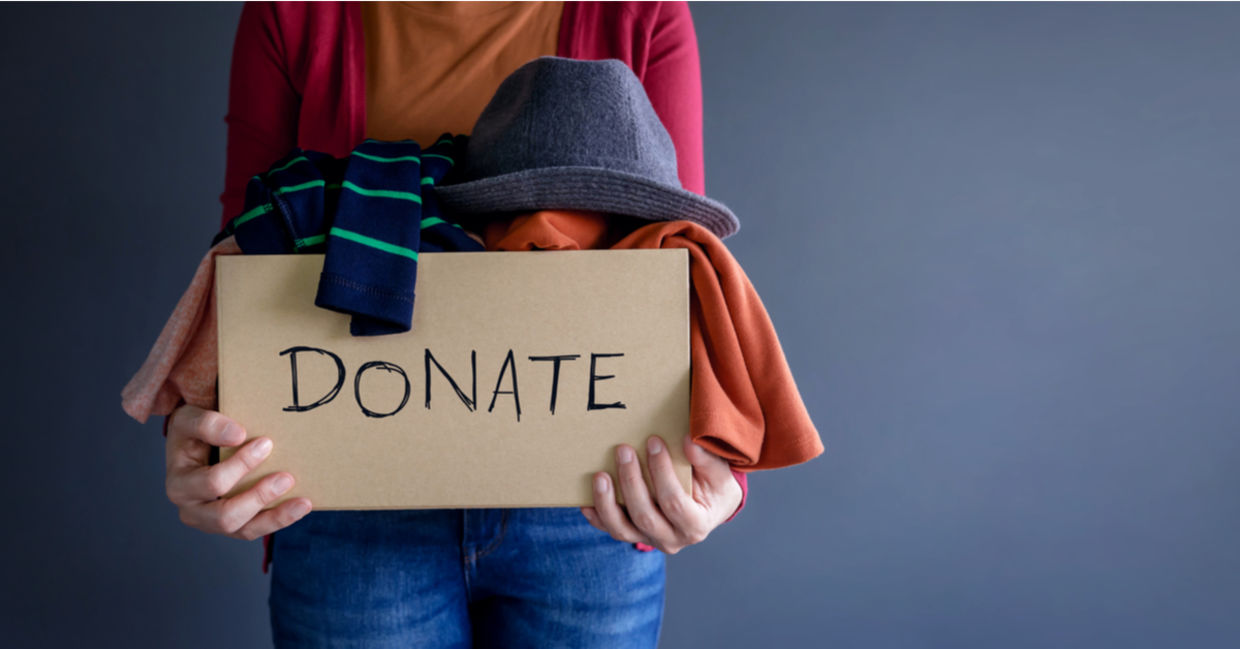 clothes for donation