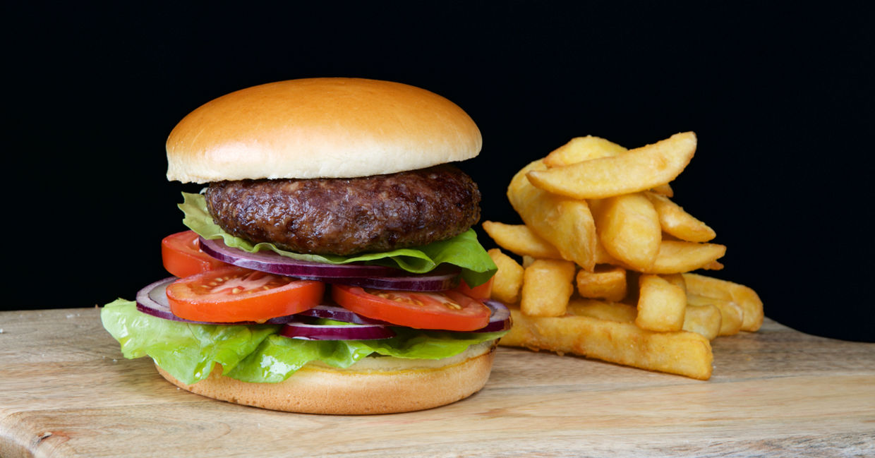 Cultured beef burger Cultured beef burger