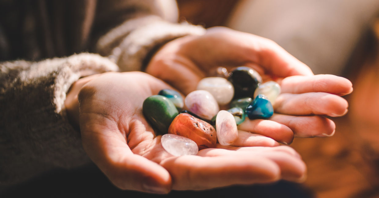 These crystals are portable. These crystals are portable.