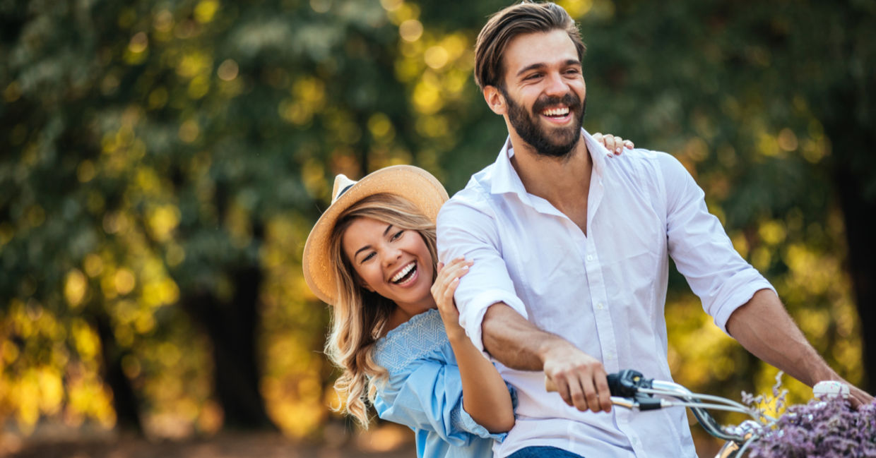 Couple enjoying a strong relationship Couple enjoying a strong relationship