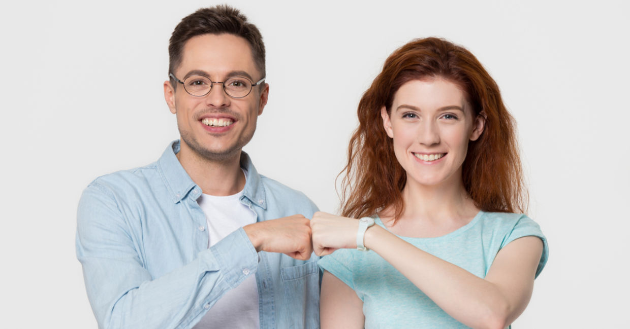 Couple functioning as a team Couple functioning as a team
