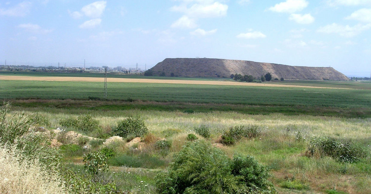 The site before it became a park. The site before it became a park.