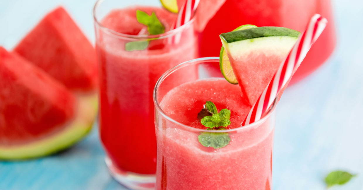 Fruit juices are more hydrating than water. Fruit juices are more hydrating than water.