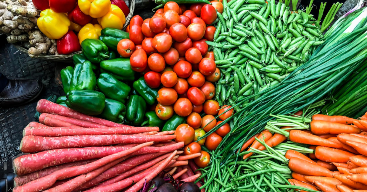 Fresh vegetables. Fresh vegetables.