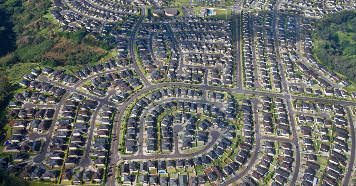 Ariel view of neighborhood. Ariel view of neighborhood.