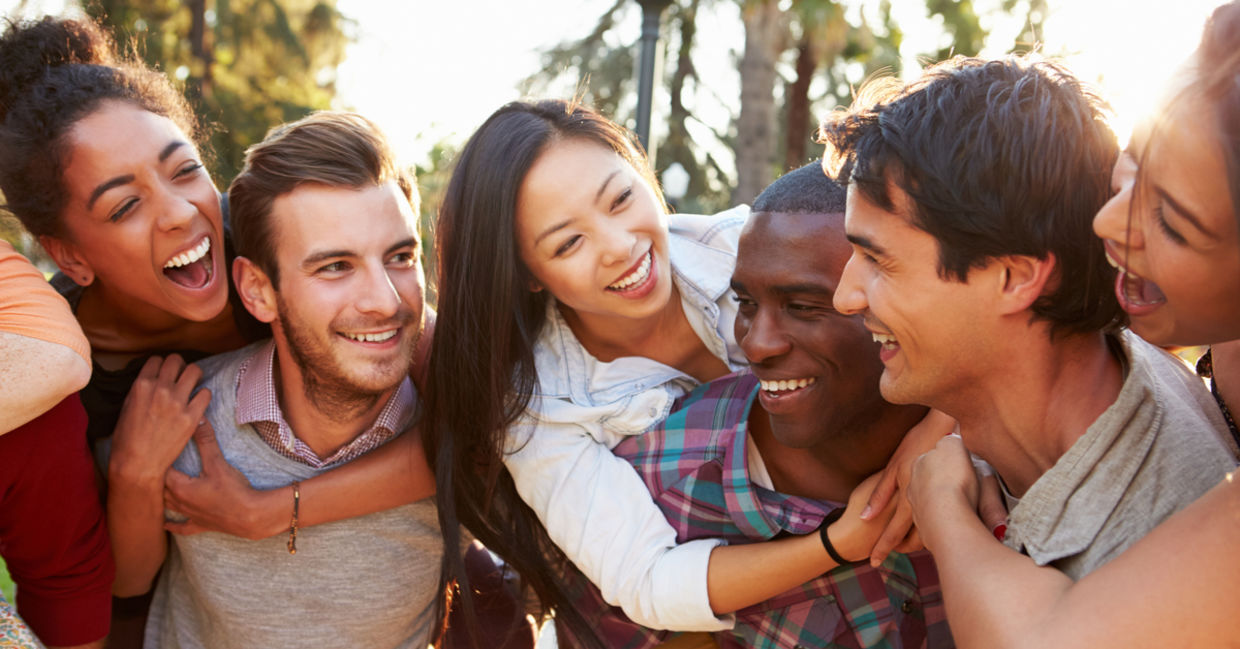 Have positive friends. Have positive friends.