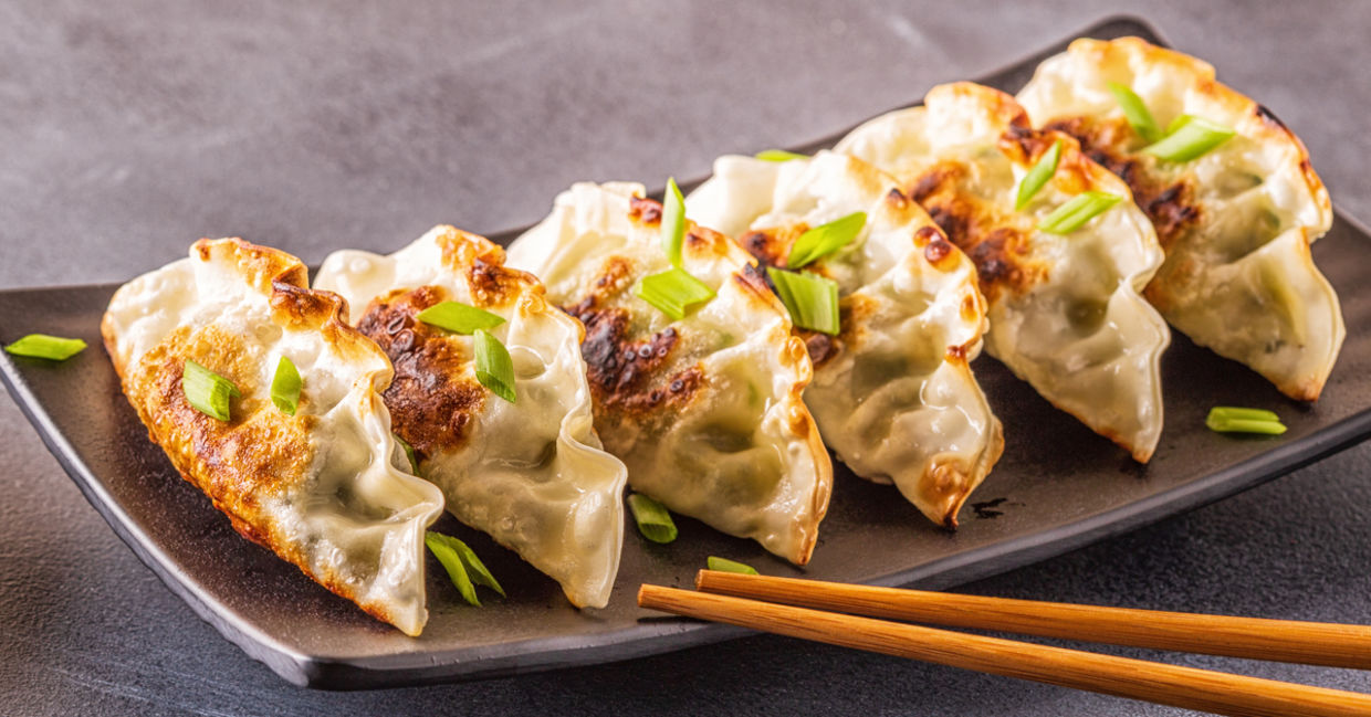 These vegan dumplings are good for your body. These vegan dumplings are good for your body.