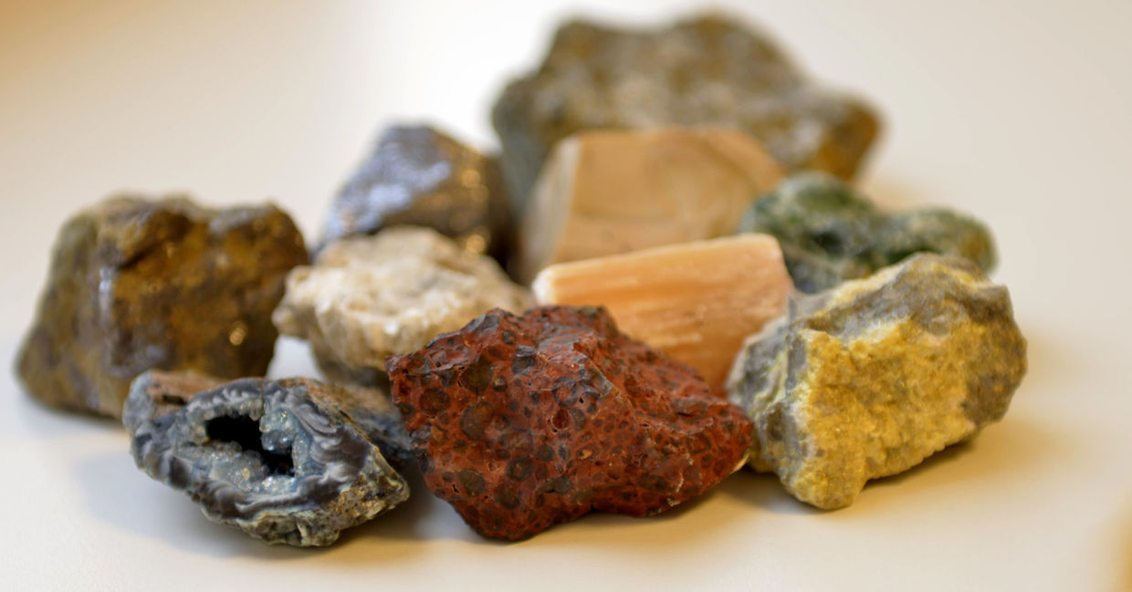 Rock minerals from mines. Rock minerals from mines.