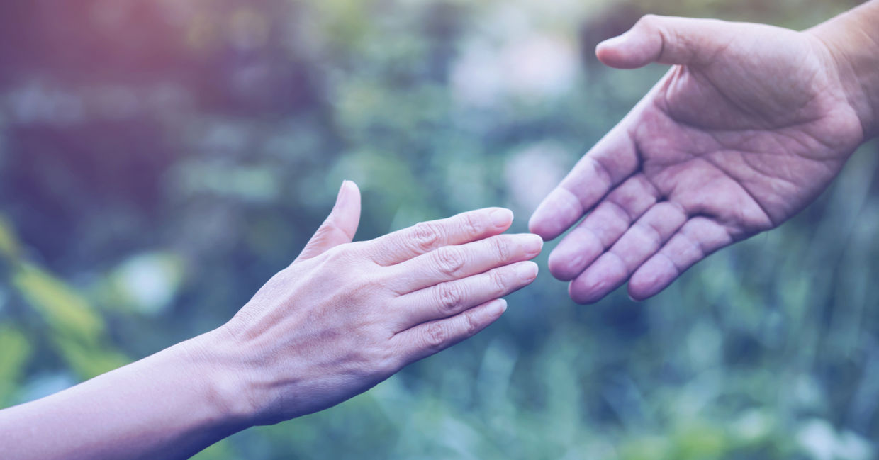 helping another person. helping another person.