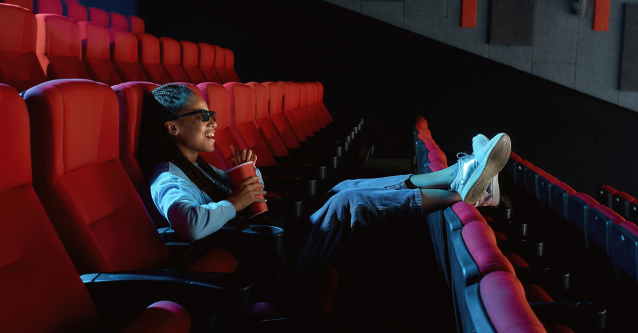 Go to a movie. Go to a movie.