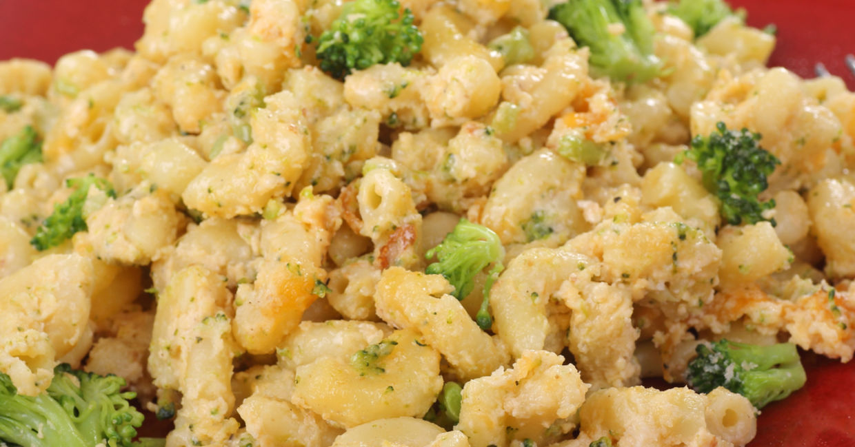 This veggie mac and cheese is a child pleaser. This veggie mac and cheese is a child pleaser.