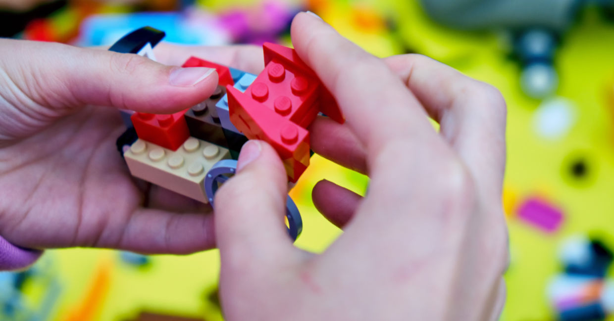 Building with LEGO blocks Building with LEGO blocks