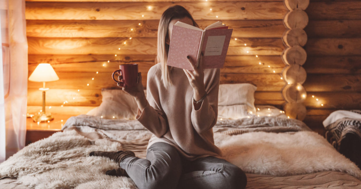 Relax indoors with a good book. Relax indoors with a good book.