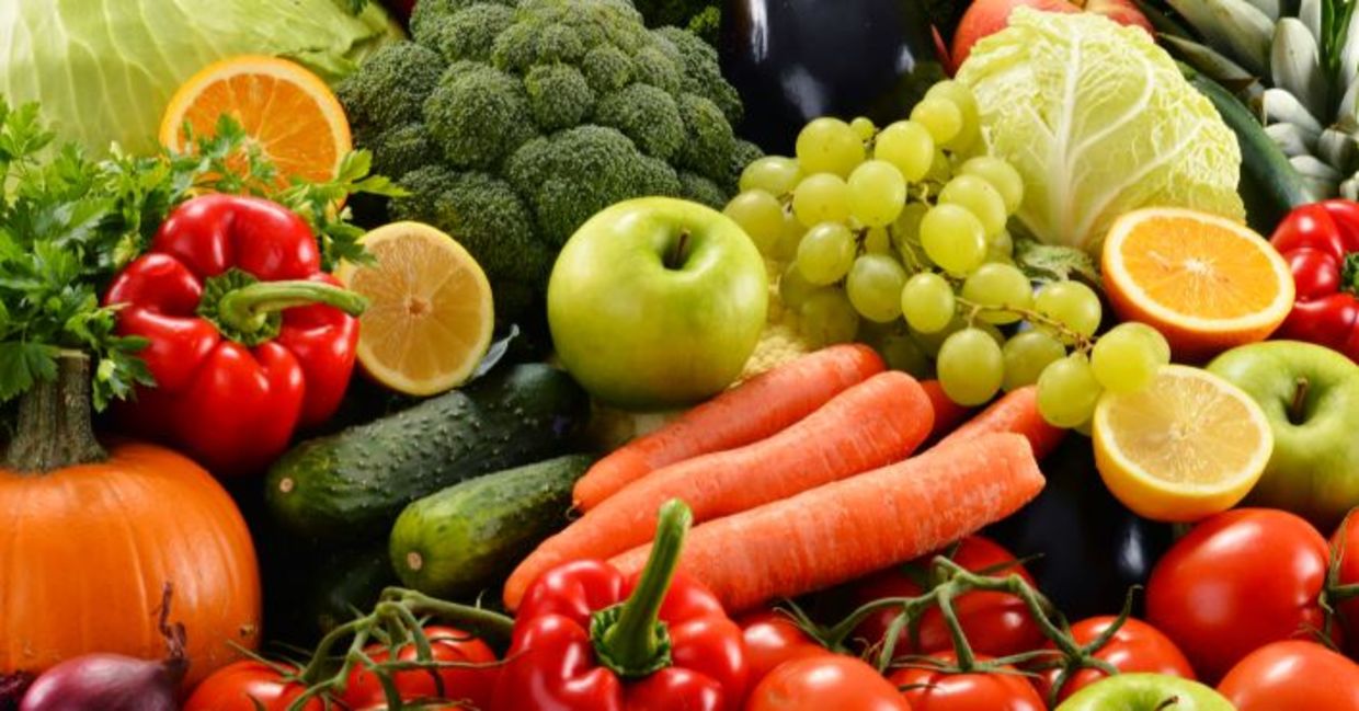 Healthy fruits and vegetables. Healthy fruits and vegetables.