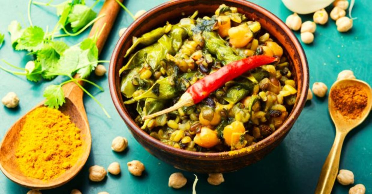 Ayurvedic Mung Dal Kitchari to cool the Kapha dosha. Ayurvedic Mung Dal Kitchari to cool the Kapha dosha.