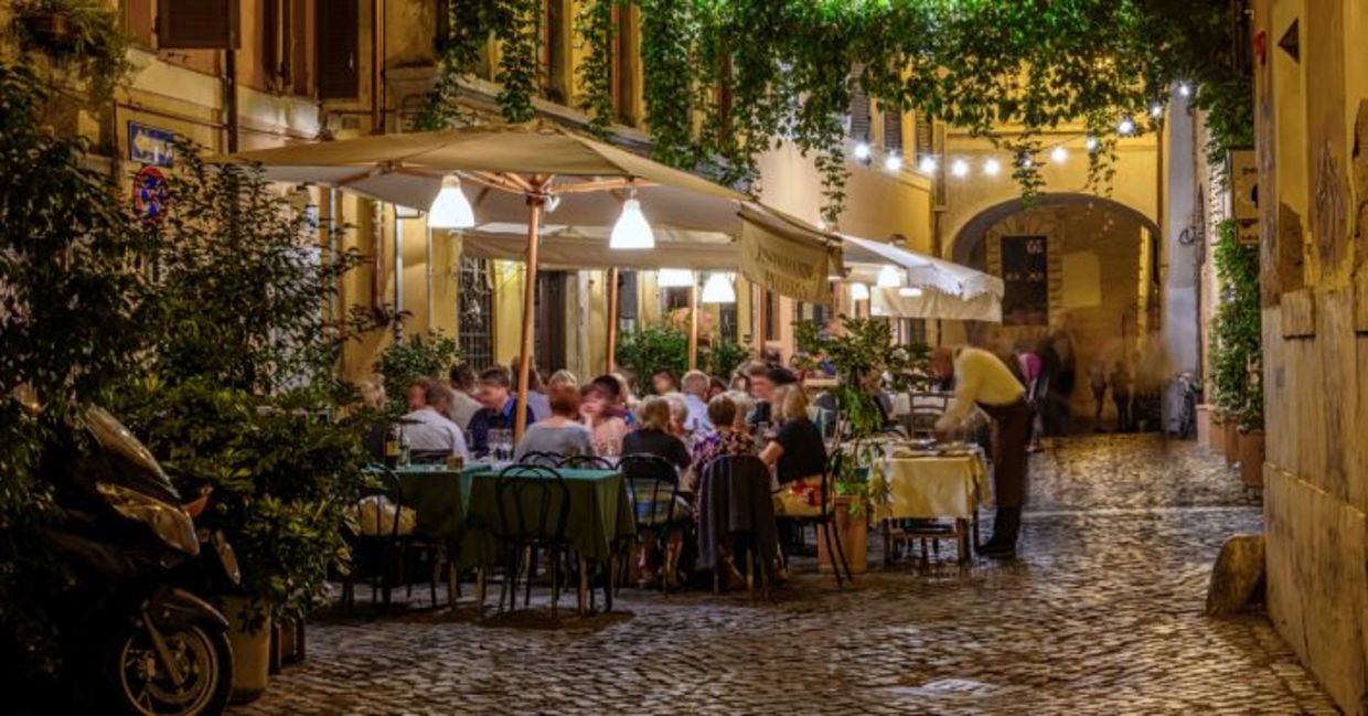 European cafe. European cafe.