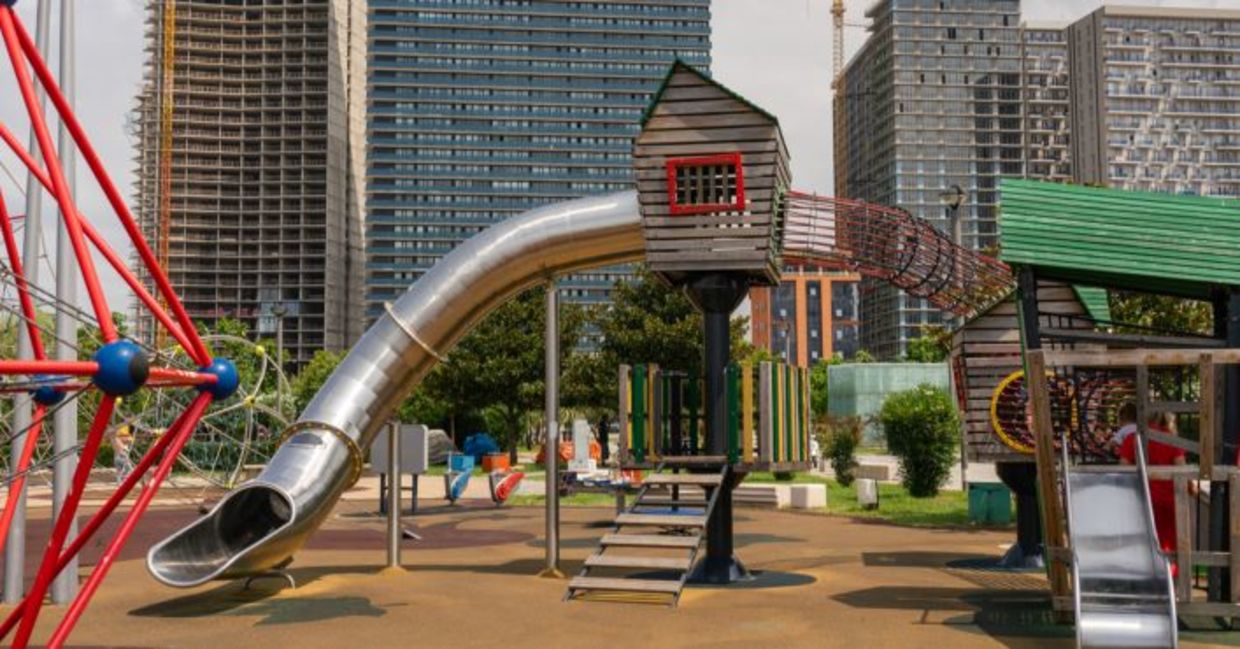 Urban playground. Urban playground.
