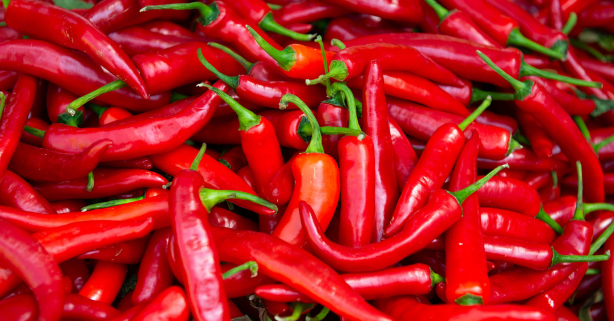 Hot peppers are full of health benefits. Hot peppers are full of health benefits.
