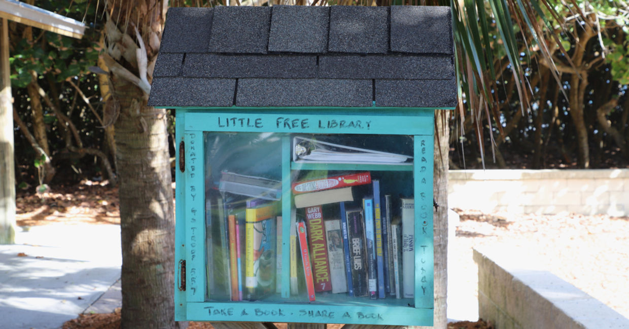 Open a Little Free Library on GDD. Open a Little Free Library on GDD.