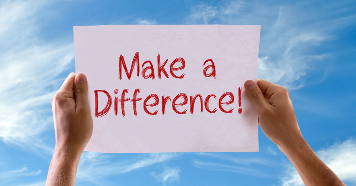 Make a difference by volunteering. Make a difference by volunteering.