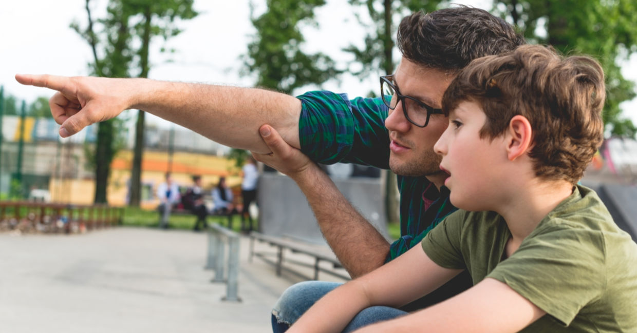 Spending quality time with dad. Spending quality time with dad.