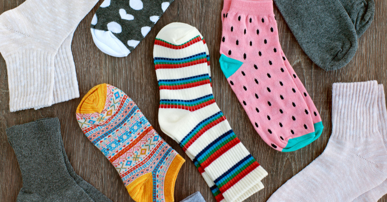 Keep your feet dry by wearing socks. Keep your feet dry by wearing socks.