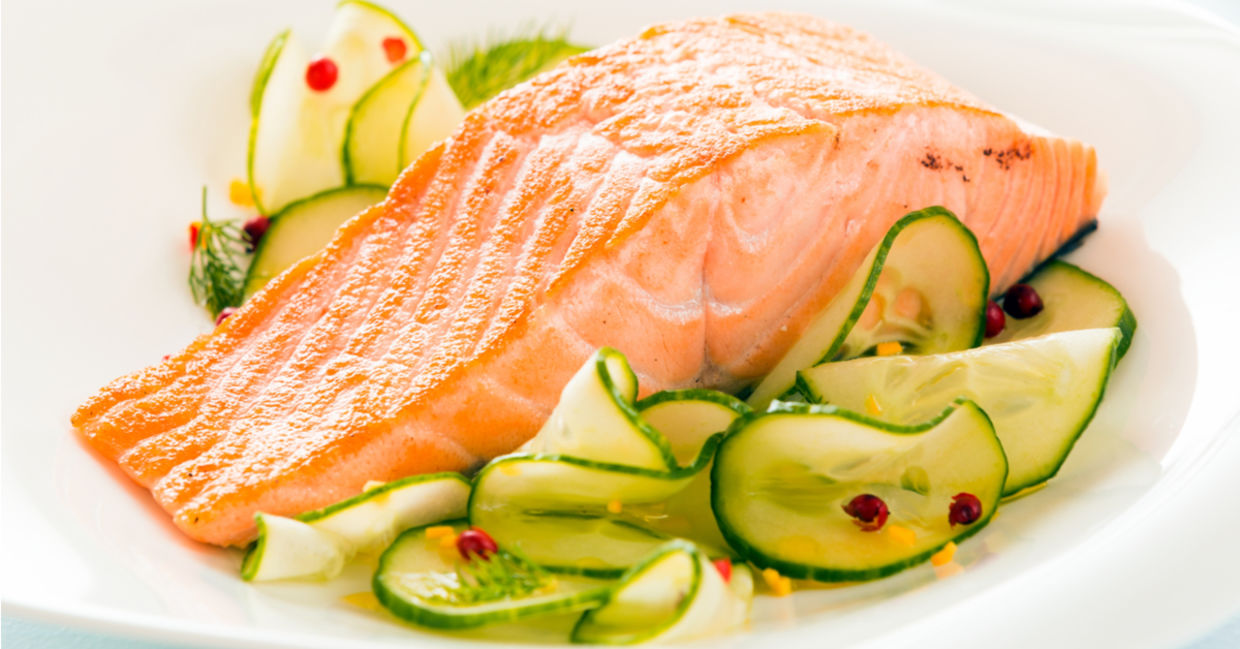 Ideal for vegans, salmon fillets are now made from plants. Ideal for vegans, salmon fillets are now made from plants.
