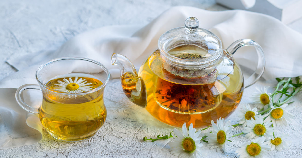 Chamomile tea can calm and heal you. Chamomile tea can calm and heal you.