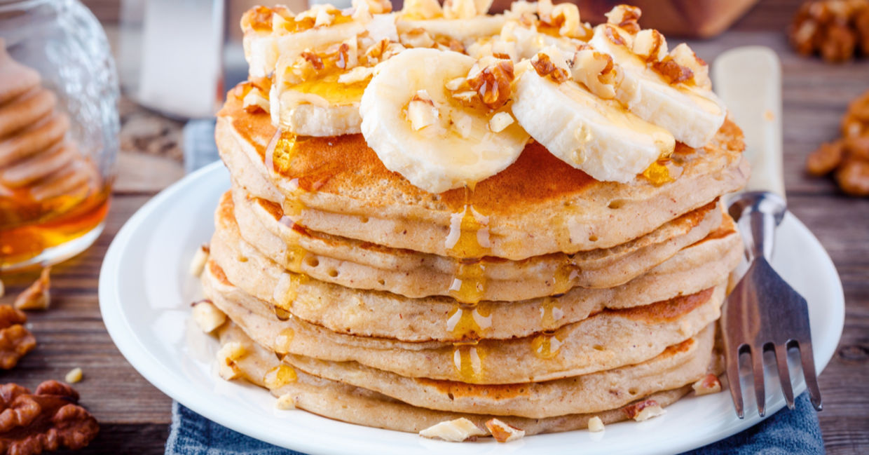 Banana bread pancakes for Mother’s Day brunch. Banana bread pancakes for Mother’s Day brunch.