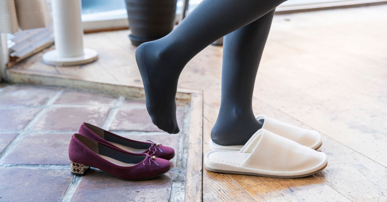 Keep your home cleaner and healthier by removing your shoes Keep your home cleaner and healthier by removing your shoes