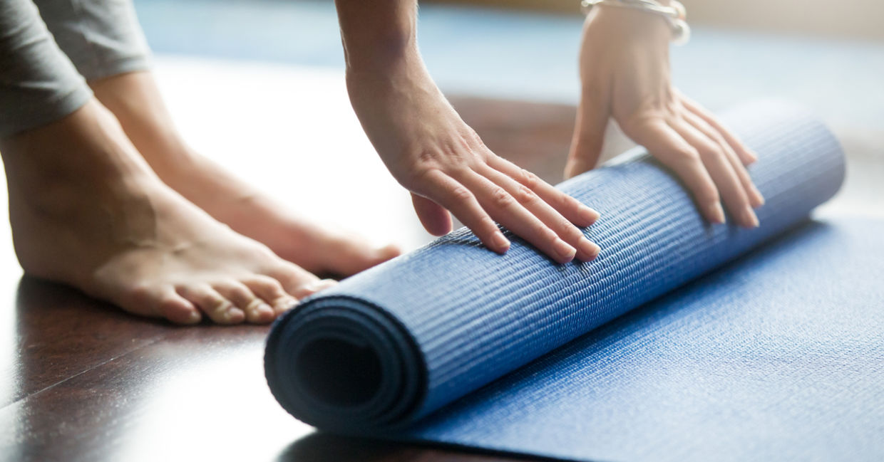 Roll out the yoga mat if your dosha is vata. Roll out the yoga mat if your dosha is vata.