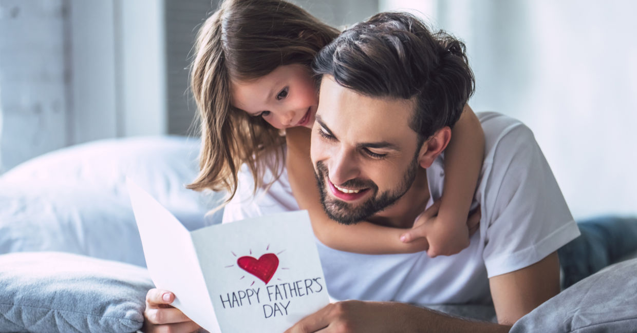 Homemade Father's Day card. Homemade Father's Day card.