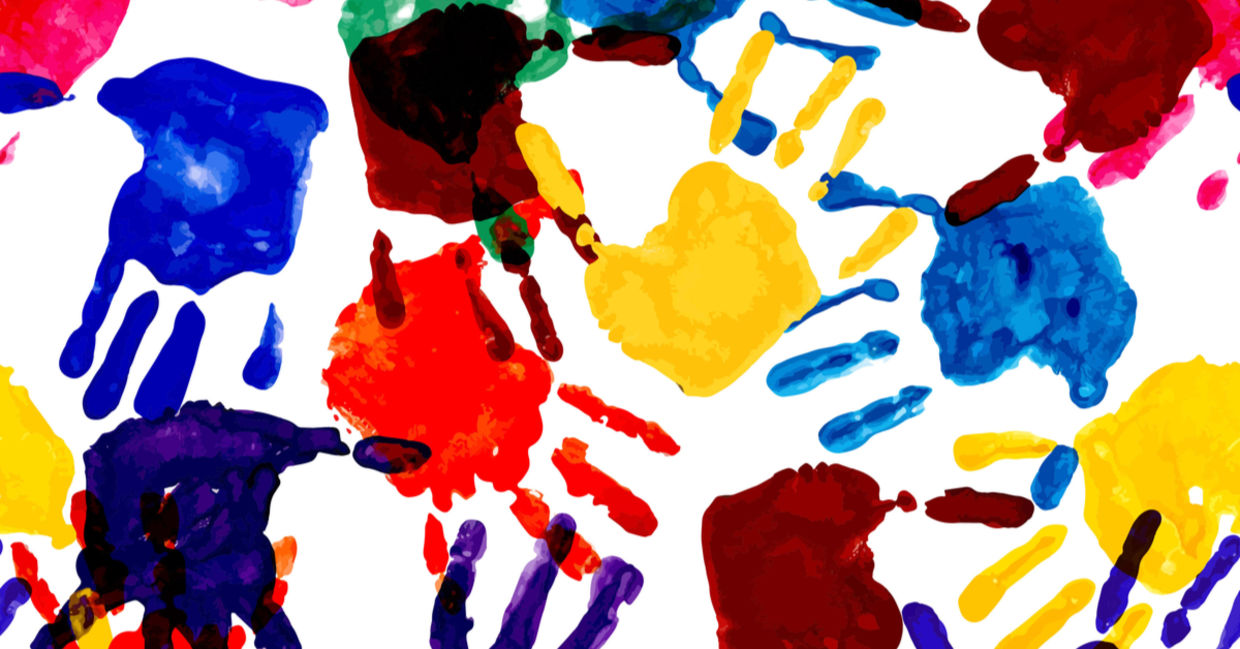 Handprints for a special Father's Day gift. Handprints for a special Father's Day gift.