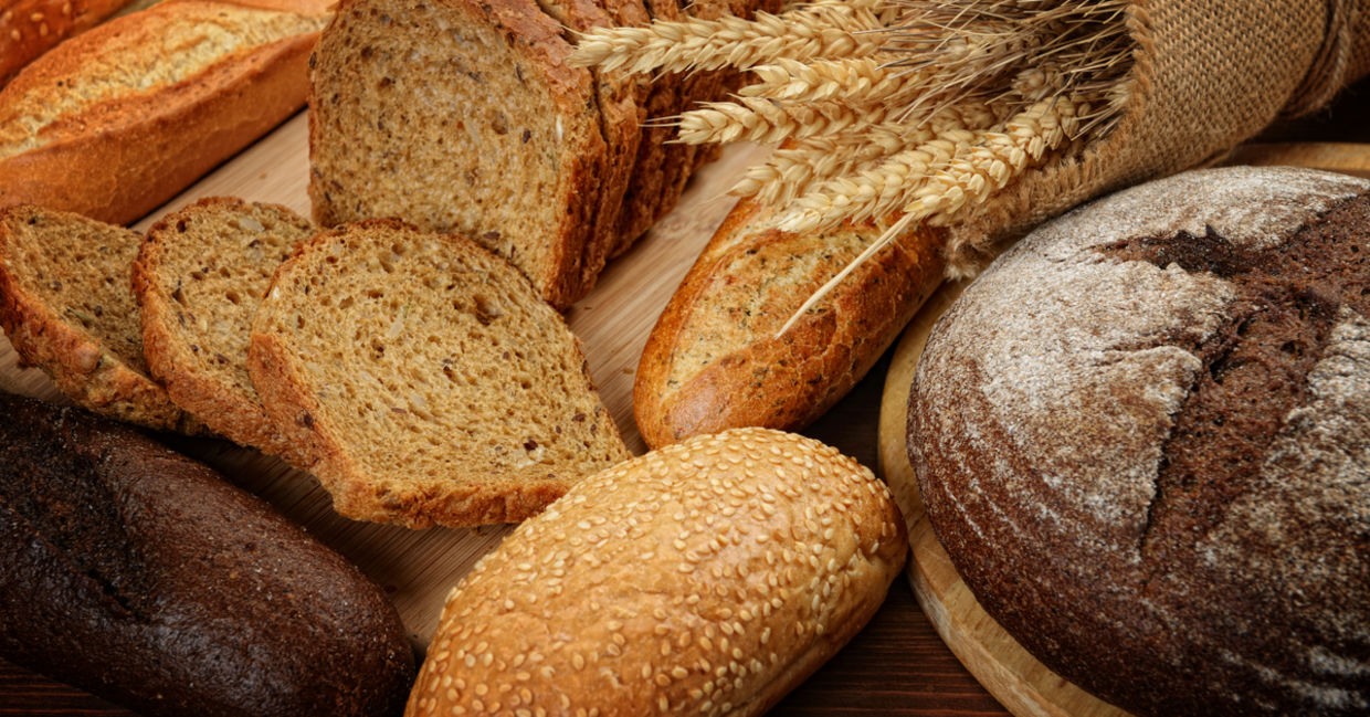 Healthy whole grain breads. Healthy whole grain breads.
