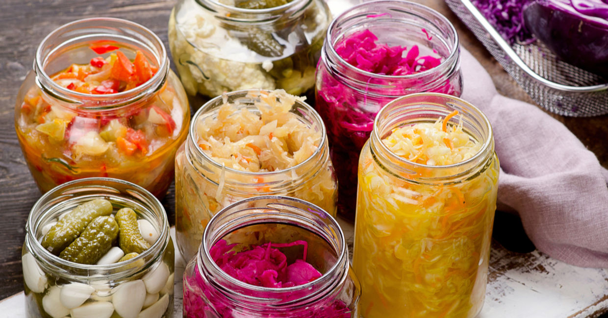 Gut healthy fermented foods. Gut healthy fermented foods.