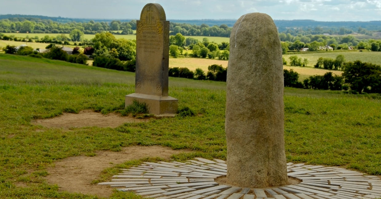 The mystical stone of destiny on the Hill of Tara, The mystical stone of destiny on the Hill of Tara,