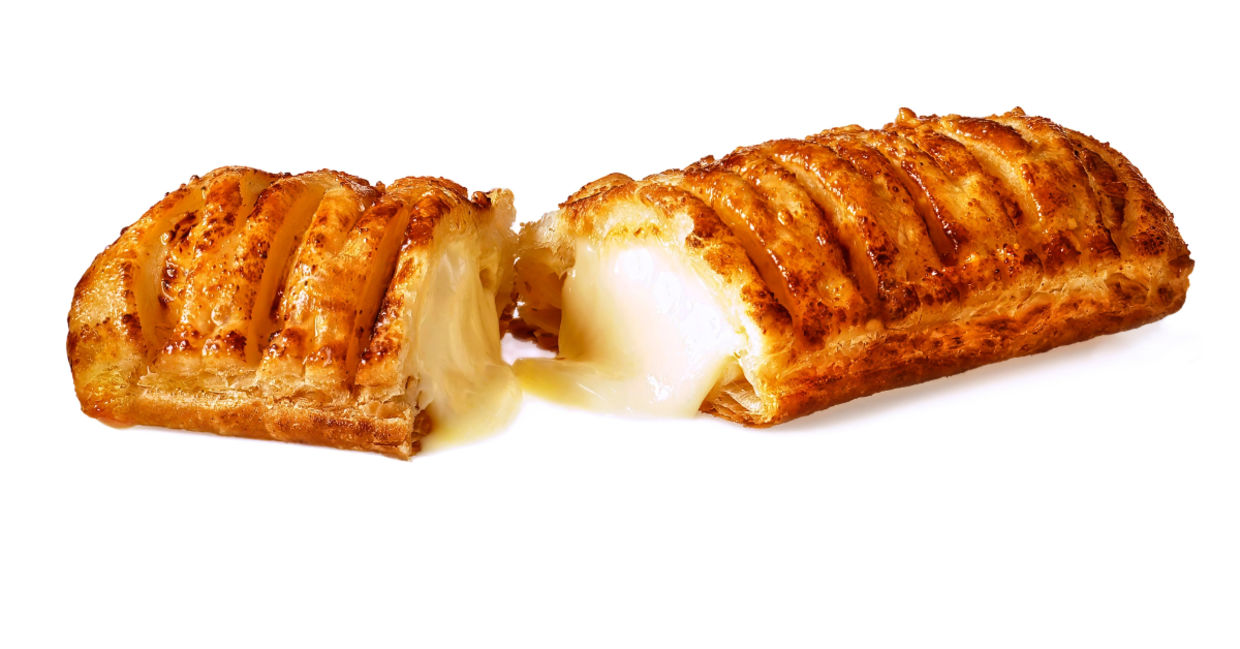 Dutch cheese pastry for breakfast. Dutch cheese pastry for breakfast.