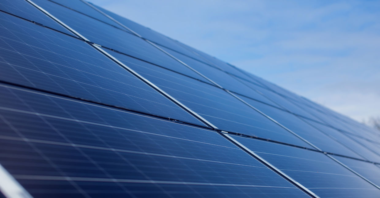 Solar panels. Solar panels.