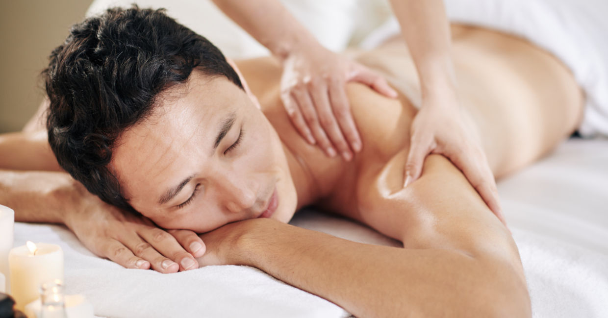 A deep tissue massage can help soothe your aching muscles. A deep tissue massage can help soothe your aching muscles.